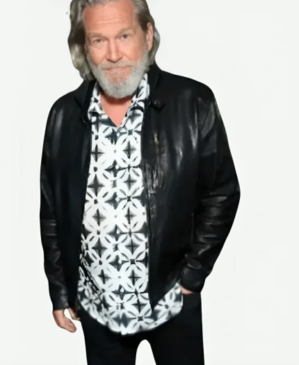 Jeff Bridges Tron Ares 2025 Leather Jacket