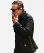 Jeffrey Dean Morgan Black Leather Jacket