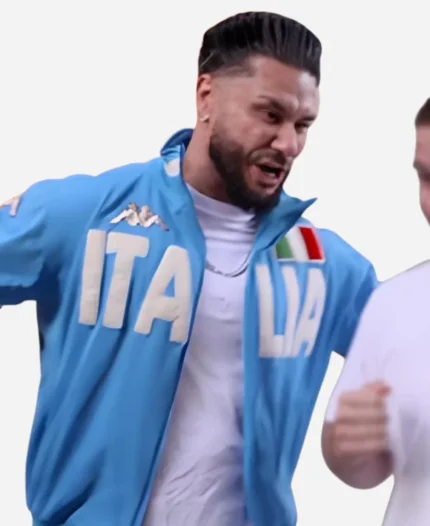 Jersey Shore Family Vacation S8 Pauly D Blue Italia Jacket