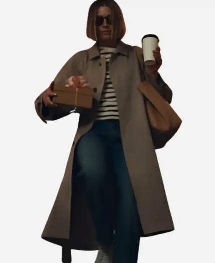 Jessica Biel The Better Sister 2025 Chloe Taylor Brown Coat For Sale