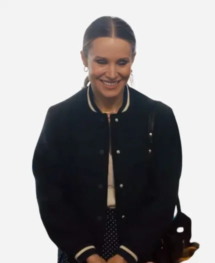 Joanne Black Bomber Jacket