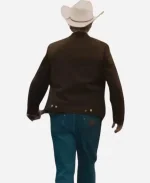 Joaquin Phoenix Movie Eddington 2025 Joe Cross Brown Jacket