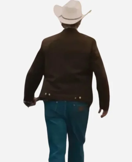 Joaquin Phoenix Movie Eddington 2025 Joe Cross Brown Jacket