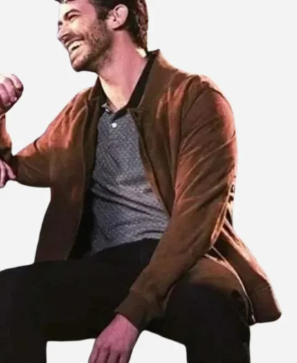 Joey Pollari Things Like This 2025 Brown Bomber Jacket