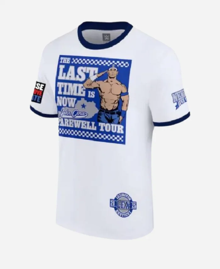 John Cena Farewell Tour 2025 Lexington White T-Shirt