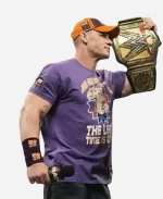 John Cena Monday Night RAW Purple T-Shirt For Sale