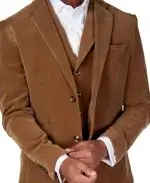 John Krasinski Fountain of Youth Brown Suit