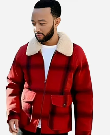 John Legend Red Jacket