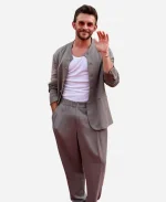 Jonathan Bailey Jurassic World Rebirth Premiere Suit