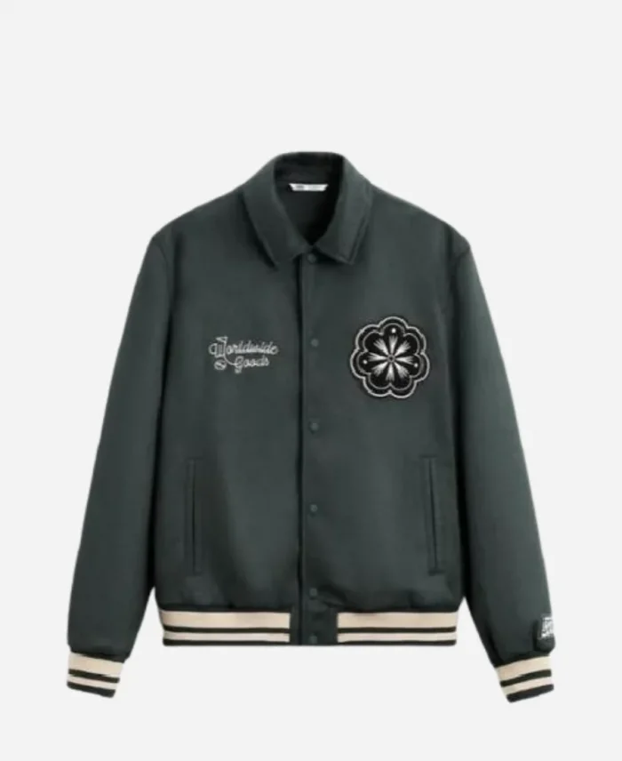 Jordan Blue Americas Got Talent S20 Green Varsity Jacket