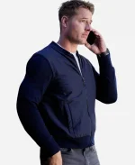 Justin Hartley TV Series Tracker 2024 Colter Shaw Blue Bomber Jacket