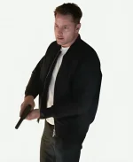 Justin Hartley Tracker S02 Black Bomber Jacket