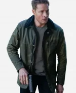 Justin Hartley Tv Series Tracker 2025 Colter Shaw Green Cotton Jacket