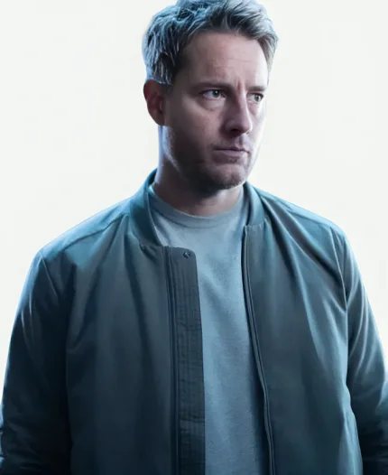 Justin Hartley Tv Series Tracker 2025 Colter Shaw Grey Bomber Jacket