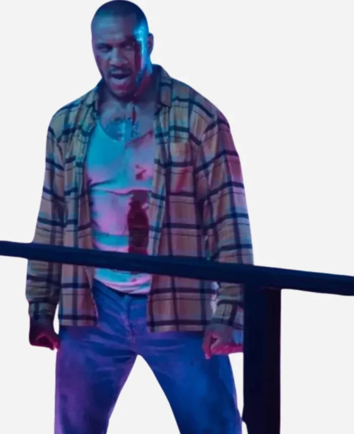K.O. 2025 Ciryl Gane Plaid Shirt
