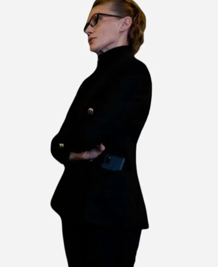 Katherine Brunt Movie Fight or Flight 2025 Katee Sackhoff Black Blazer
