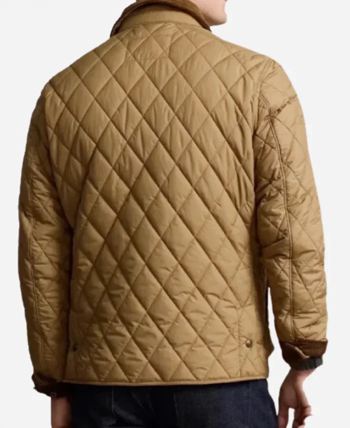 Kevin Costner TV Series Kevin Costner’s The West 2025 Beige Quilted Jacket