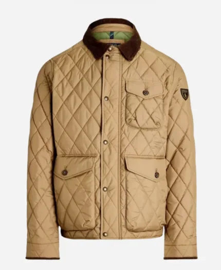 Kevin Costner’s The West Beige Quilted Jacket