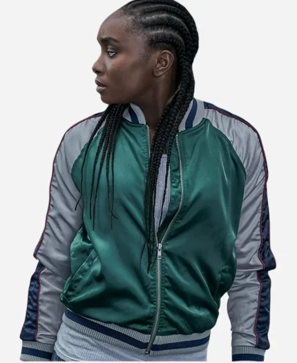 KiKi Layne Movie The Old Guard Nile Freeman Bomber Jacket