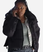 Kiana Cook Chicago PD 2025 Black Puffer Jacket