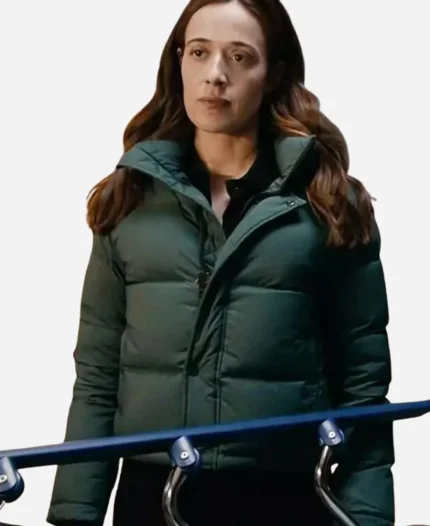 Kim Burgess Chicago PD S12 Green Puffer Jacket