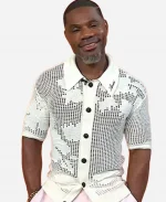 Kirk Franklin 2025 The Today Show Floral Mesh Shirt