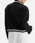 Kristen Bell Nobody Wants This 2024 Bomber Black Jacket For Sale
