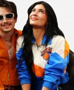 Kylie Jenner Knicks Game Six Vintage Jacket For Sale