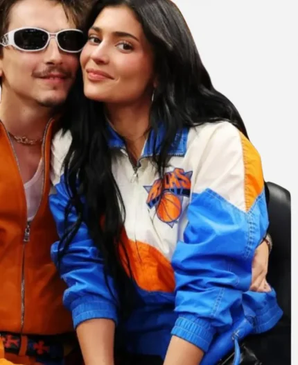 Kylie Jenner Knicks Game Vintage Jacket