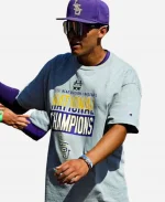 LSU Tigers Championship Grey Shirt For Sale