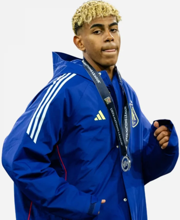 Lamine Yamal UEFA Nations League 2025 Blue Coat For Sale