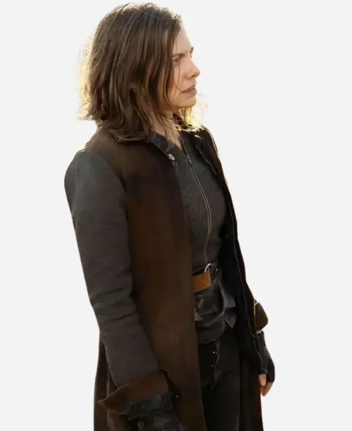 Lauren Cohan TV-Series The Walking Dead Dead City S02 Maggie Rhee Brown Coat