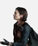 Lauren Cohan The Walking Dead City Maggie Greene Leather Vest