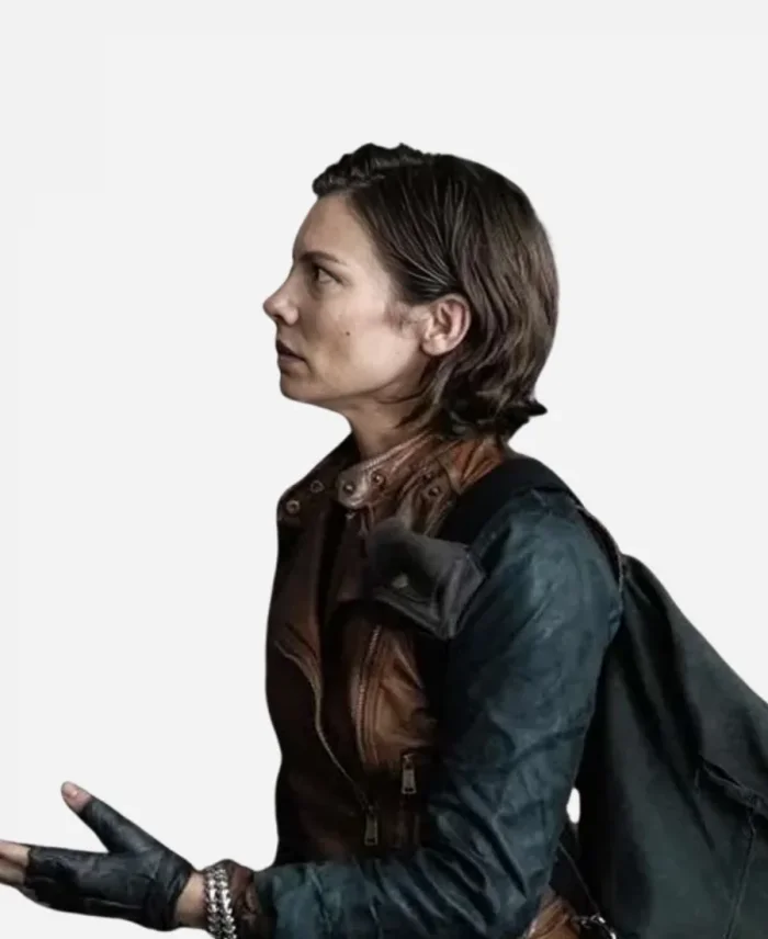 Lauren Cohan The Walking Dead City Maggie Greene Leather Vest