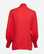 Live with Kelly and Mark Kelly Ripa Red Blouse