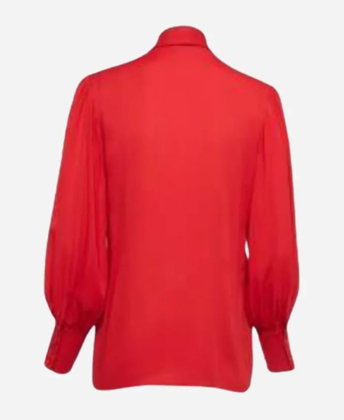 Live with Kelly and Mark Kelly Ripa Red Blouse