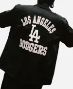 Los Angeles Dodgers Cube Starter Coaches Black Jacket
