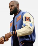 Los Angeles LeBron James NBA Letterman Varsity Jacket For Unisex