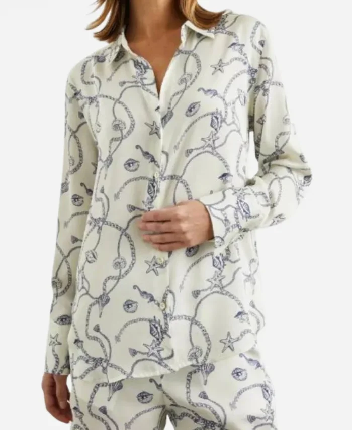 Love Hotel S01 Shannon Beador Blue Shirt