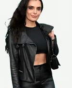 Luiza Khachaturyan Alexander and the Terrible 2025 Leather Jacket