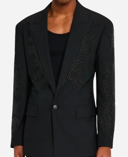 Luke Bryan American Idol 2025 Black Embellished Blazer