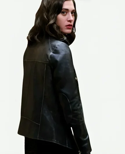 Lula May Movie Now You See Me 2 Lizzy Caplan Black Leather Jacket