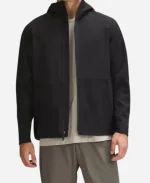 Lululemon Cross Chill Performance Black Hooded Jacket For Men’s