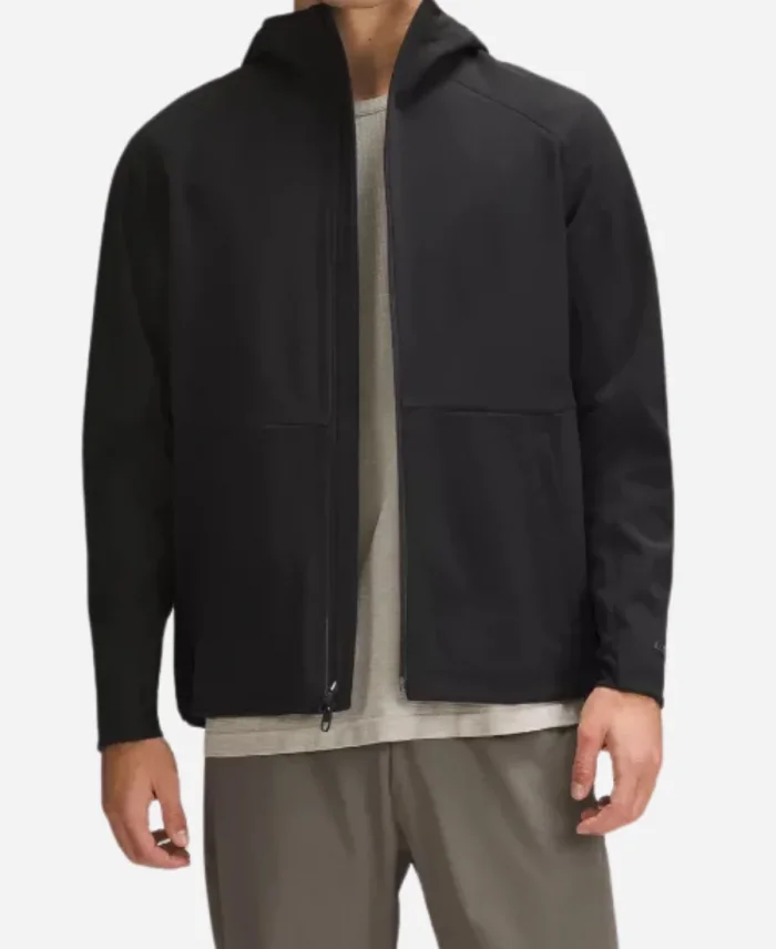 Lululemon Cross Chill Performance Black Hooded Jacket For Men’s