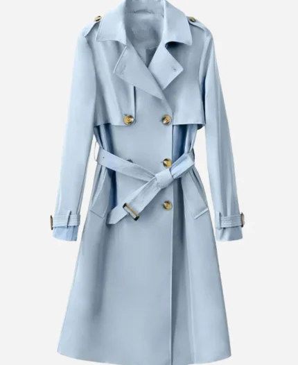 Lynette TV-Series SurrealEstate Season 03 Anne Shepherd Blue Belted Trench Coat