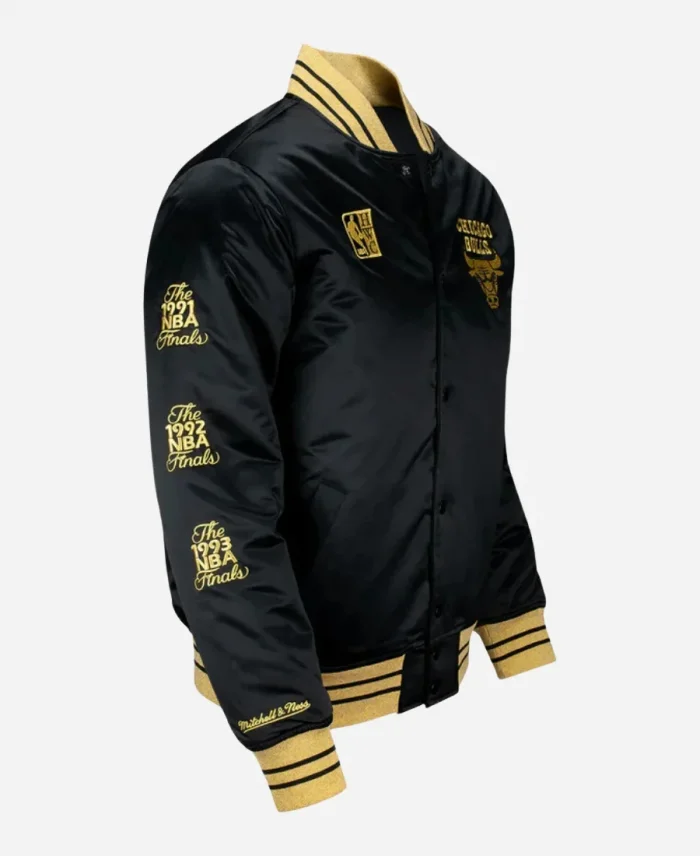 MVP Chicago Bulls Black Varsity Jacket
