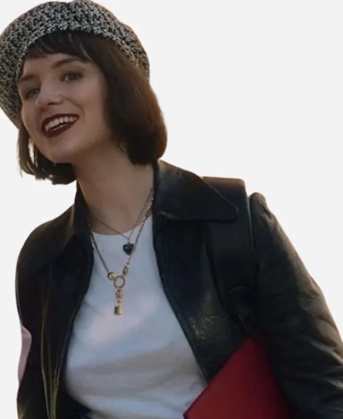 Maggie Land of Women 2024 Black Leather Jacket