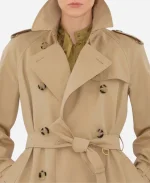 Marie Bach Hansen Secrets We Keep SO1 2025 Cecilie Beige Cotton Trench Coat