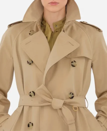 Marie Bach Hansen Secrets We Keep SO1 2025 Cecilie Beige Cotton Trench Coat