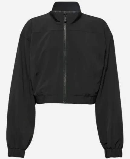 Marie Bach Hansen Tv Series Secrets We Keep 2025 Cecilie Black Cropped Jacket
